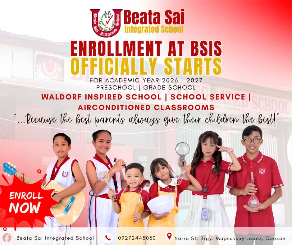 Enrollment Open - Beata Sai Integrated School